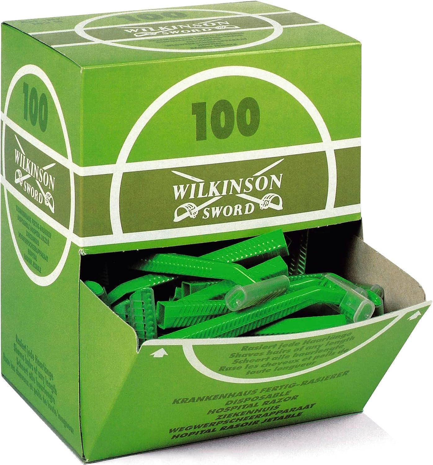 Product view: Wilkinson Sword Hospital · 100 disposable razors