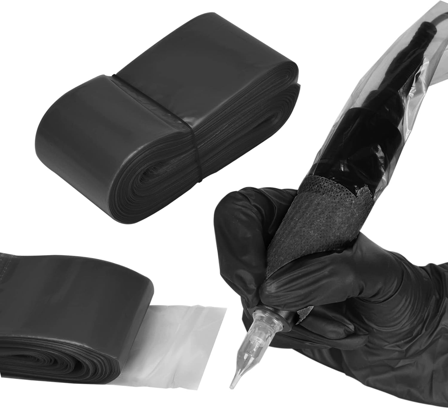 Product view: ATOMUS · 100 black cable sleeves
