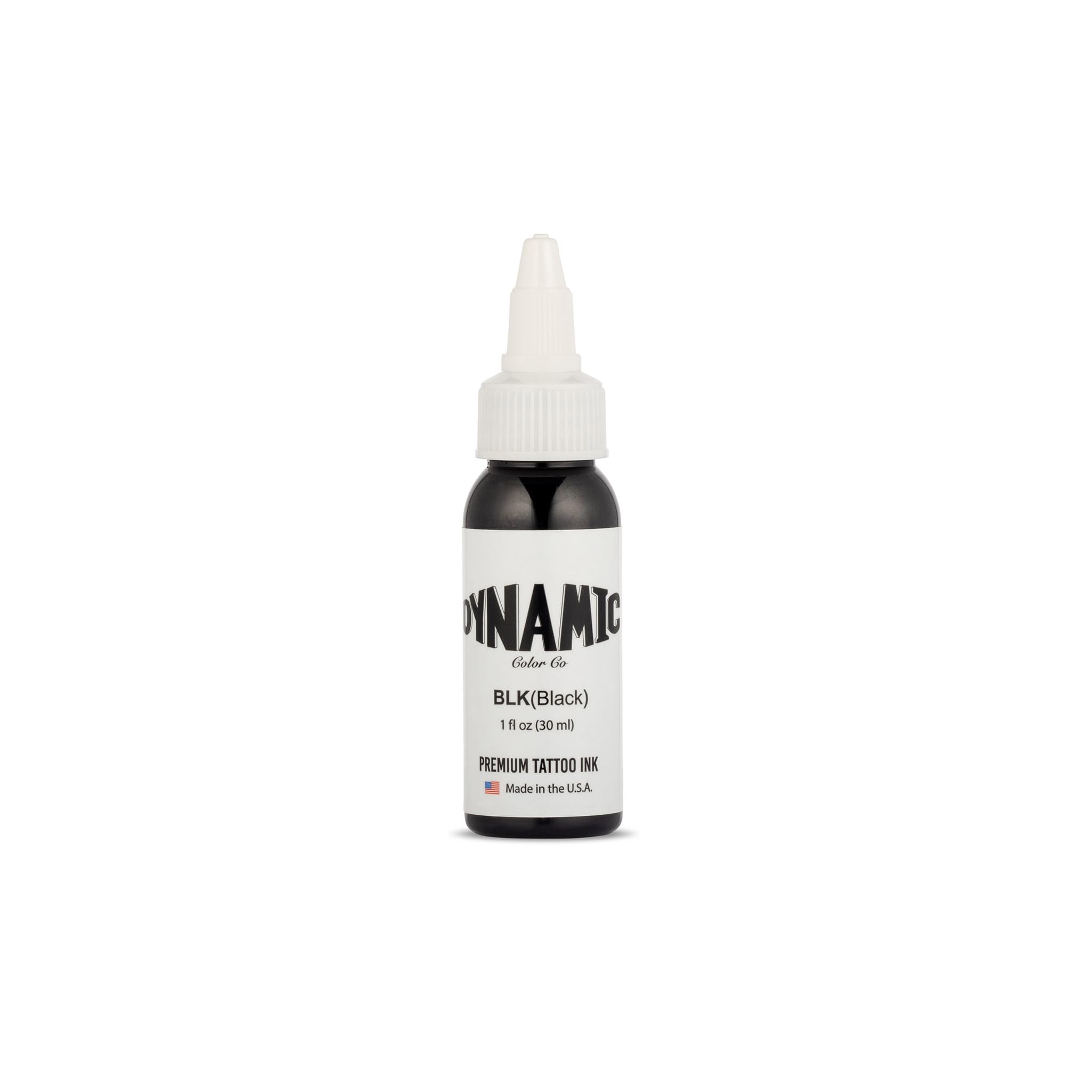Vista del producto: Dynamic BLK · tinta negra 30 ml
