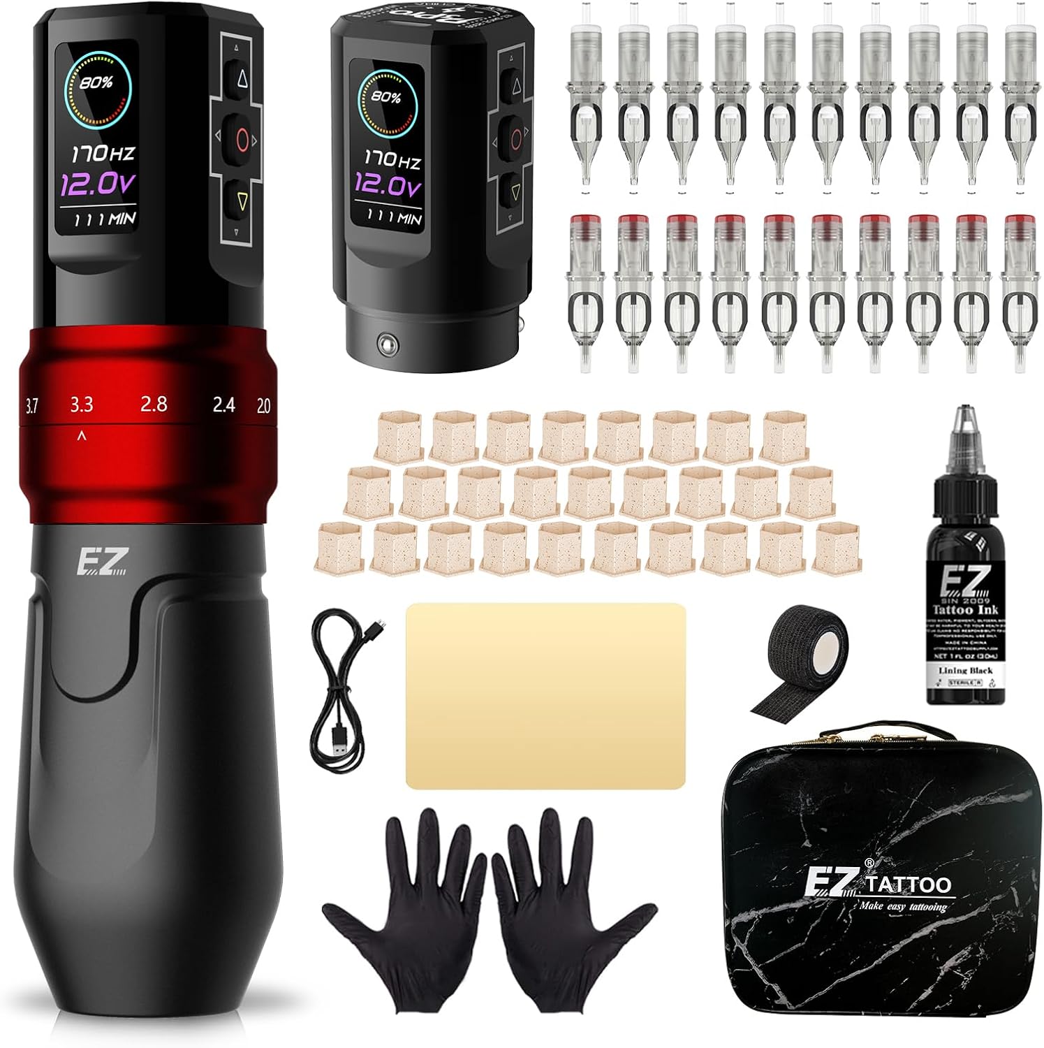 Product view: EZ P3 Pro · tattoo kit