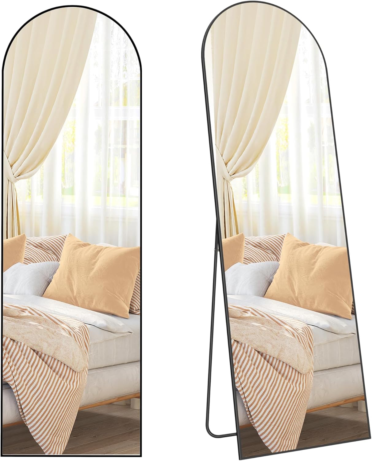 Product view: SONGMICS · arched mirror
