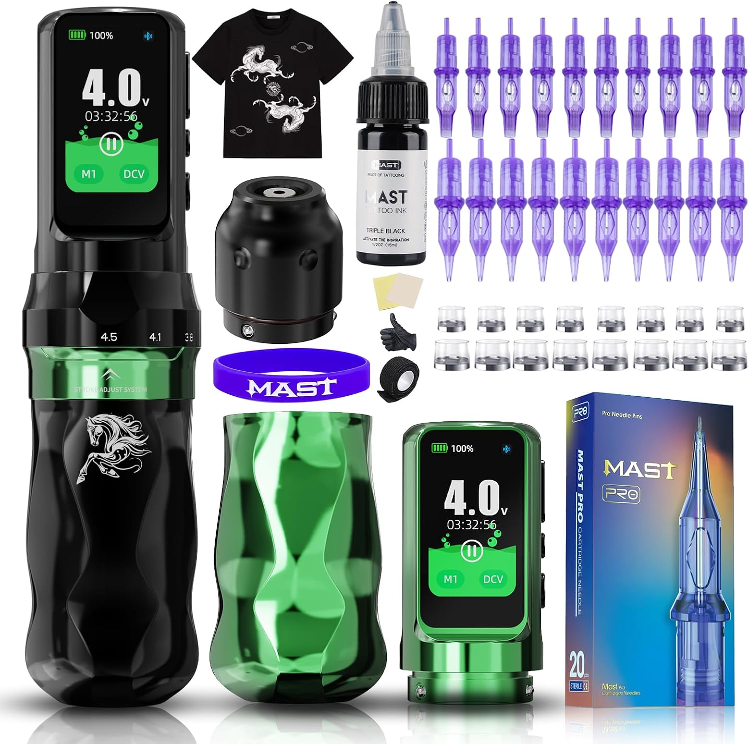 Product view: Dragonhawk Fold Pro Horse · tattoo kit