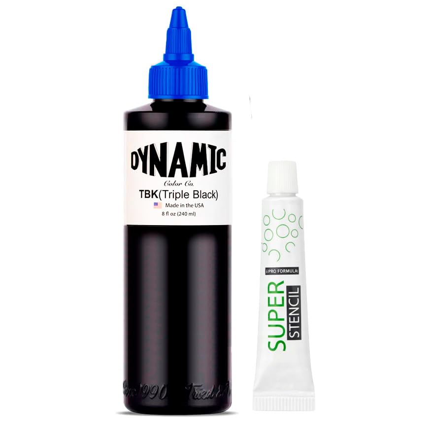 Vista del producto: Dynamic Triple Black · tinta negra 240 ml