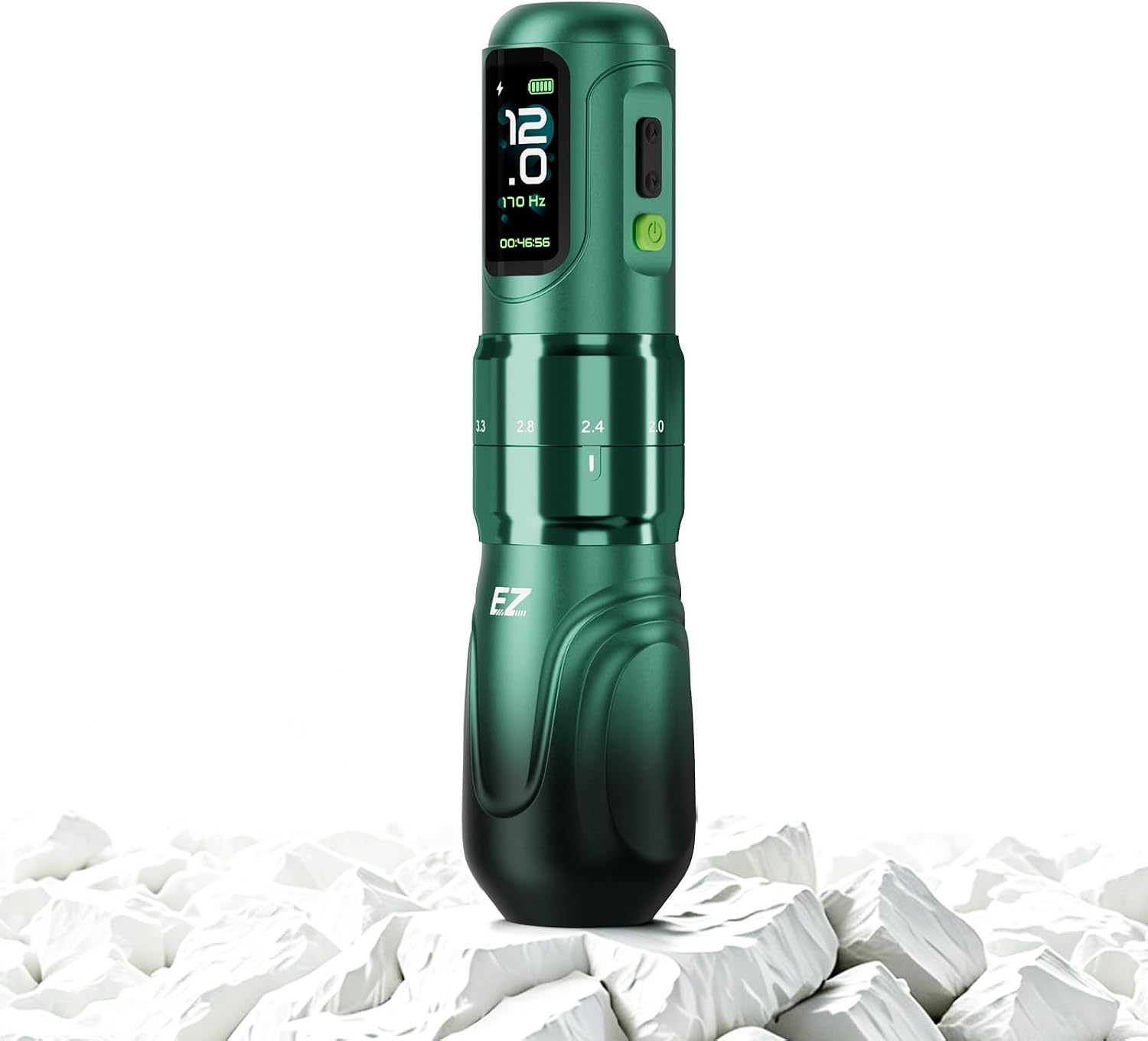 EZ P6 · gradient green wireless tattoo machine · product image