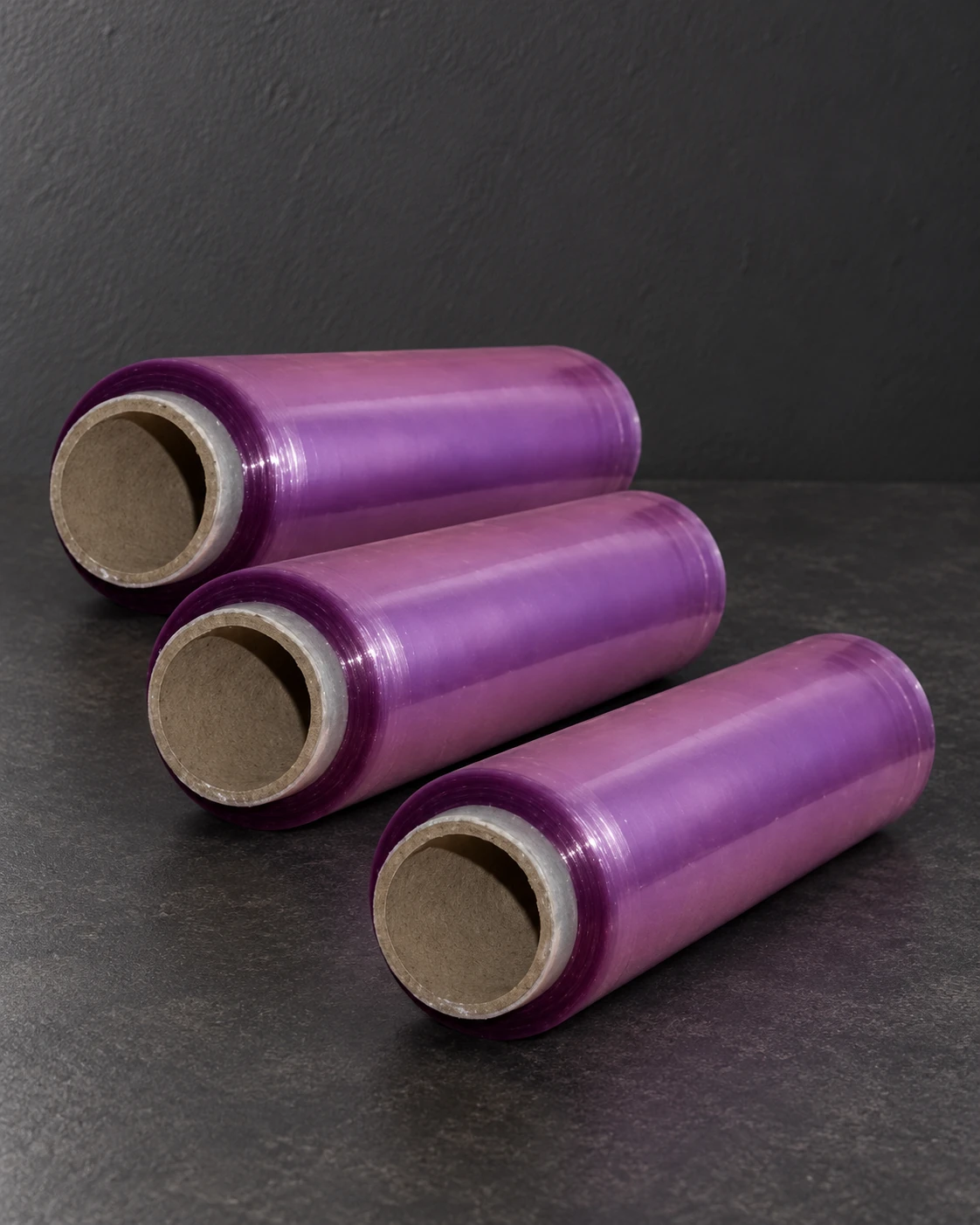 Food wrap · three 30 cm rolls in a minimalist studio